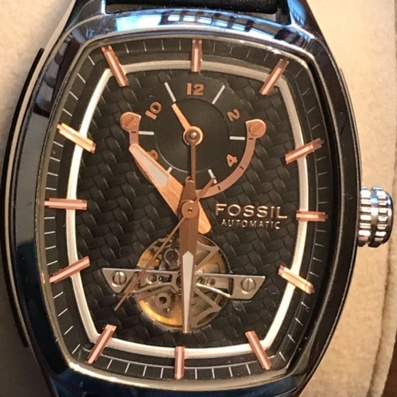 Fossil Automatic Square Faced Watch 